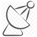 Parabolic Dish Satellite Antenna Icon