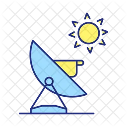 Parabolic solar oven  Icon