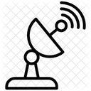 Antenne Parabolique Antenne Satellite Radiotelescope Icône
