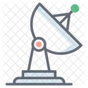 Station Spatiale Antenne Parabolique Navette Spatiale Icône