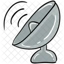 Parabolschussel Weltraumschussel Satellit Symbol