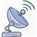 Parabolschussel Satellitenantenne Radioteleskop Symbol