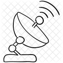 Parabolschussel Satellitenantenne Radioteleskop Symbol