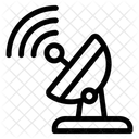 Parabolschussel Satellitenantenne Radioteleskop Symbol