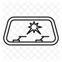 Parabrisas roto  Icono