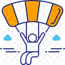 Parachute Balloon Skydiving Icon