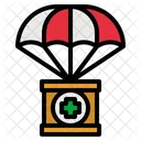Parachute Donation Help Icon