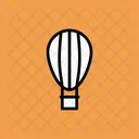 Parachute Balloon Fly Icon