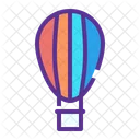 Parachute Balloon Fly Icon