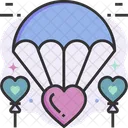 Parachute Air Balloon Icon