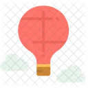 Parachute Balloon Hot Icon