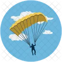 Parachute Fly Hot Icon