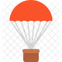 Parachute Box Delivery Icon