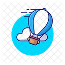 Parachute Balloon Air Icon