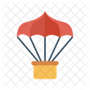 Parachute Airballoon Travel Icon