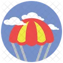 Parachute Fly Air Icon