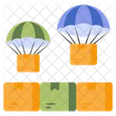 Parachute Delivery Air Delivery Parachute Package Icon