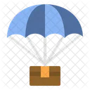 Parachute Delivery Air Icon