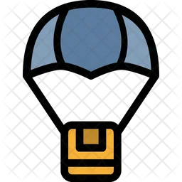 Parachute Delivery  Icon