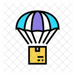 Parachute Delivery  Icon