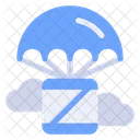 Parachute Delivery Parachute Drop Shipping Icon
