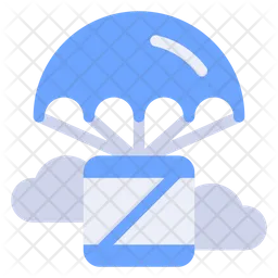 Parachute Delivery  Icon