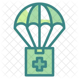 Parachute Delivery  Icon