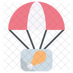 Parachute delivery  Icon