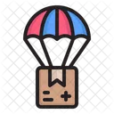 Parachute Delivery Air Delivery Parachute Icon