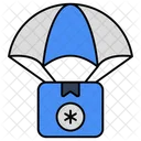 Parachute Delivery Air Delivery Parachute Package Icon