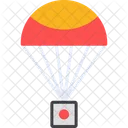 낙하산 배달  아이콘