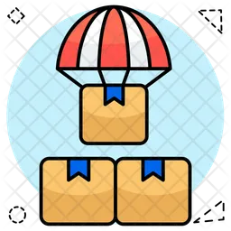 Parachute delivery  Icon