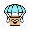 Parachute Flying Cardboard アイコン