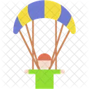 Parachute Paragliding Sports Icon