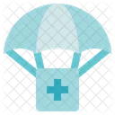 Charity Donation Parachute Icon