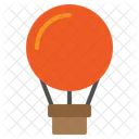 Balloon Air Parachute Hot Fly Wind Aerostat Icon