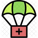 Parachute Humanitarian Airdrop Icon