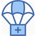 Parachute Humanitarian Airdrop Icon