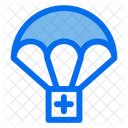 Parachute Medical Support Humanitarian Icon