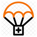 Parachute Medical Support Humanitarian Icon