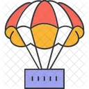 Parachute Paratrooping Skydiving Icon