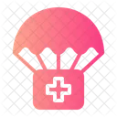 Parachute Supplies Humanitarian Help Icon