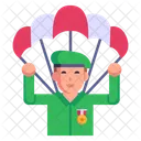 Parachute Landing  Icon