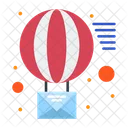 Parachute Message  Icon
