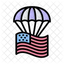 Parachuting Parachute Rope Icon