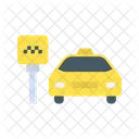 Parada De Taxi Taxi Vehiculo Icon