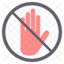 Detener la mano  Icon