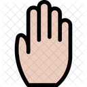 Detener Mano Mano Detener Icon