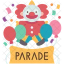Parade Clown Carnival Icon