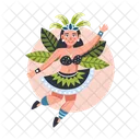 Parade Dancer Character Girl Icon